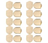 VALICLUD Placas de Armadura Medieval de 20 Piezas en Color Hierro Dorado, Material Ligero para Cosplay DIY, Escala de Armadura de Caballero para Recreación Histórica y Disfraces