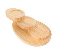 VALICLUD Plato De Cena Multicapa Estilo Japonés Bandeja Para Servir Sushi Delicada Diseño De Escalera Plato De Comida Para Eventos Especiales Bandeja De Madera Para Sushi Recipientes