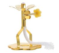 VALICLUD Portamechas de Aleación para Lámparas de Aceite, Soporte para Mechas Ajustable para Uso en Templos Budistas y Decoración del Hogar