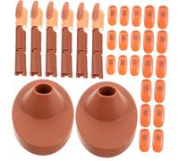 VALICLUD Práctica De Manicura Con Prótesis De Mano Herramientas Para Practicar Manicura Dedo Simulado Para Kit Para Practicar Uñas Postizas Modelo De Mano Postiza Para Práctica Dedo Articul