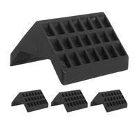 VALICLUD Protector de Esquina de Mesa de Tenis de Mesa de Plástico Negro 4piezas para Interior Protege Esquinas y Prolonga Vida Útil