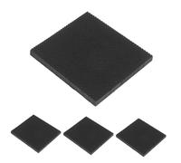 VALICLUD Protector de Suela para Zapatos de Goma Negro, 2 Pares Autoadhesivos Antideslizantes y Resistentes al Desgaste, Cojín para Tacones Altos Reducción de Ruido