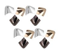 VALICLUD Protectores de Tacón Alto Metálicos para Mujer 6 Pares 12 Unidades en Dorado Plata y Gris Cubiertas para Punta de Zapatos Puntiagudos Accesorios para Calzado en Oficina y