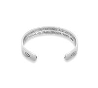 VALICLUD Pulsera Con Y Letras Grabadas Brazalete Con Mensaje De Ánimo Pulseras Con Dijes Brazaletes Con Frases Pulsera Para Mujer Pulsera De Moda Pulsera Con Letras De Plata