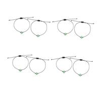 VALICLUD Pulsera De Aguacate Pulsera De Amistad Hecha A Mano Hechizas Pulseras De La Amistad De Aguacate Chicas Palta Pareo Tejido para Hilo De Cera 2 Piezas X 4
