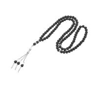 VALICLUD Pulsera de Cuentas Vintage Ecológica Superficie Lisa Rebabas para Personas que Practican el Budismo en Oraciones y Meditación