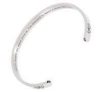VALICLUD Pulsera De Cumpleaños Única Para Mamá Joyería De Acero Inoxidable Mensaje tengo La Suerte De Tener Una Mamá Como Tú.