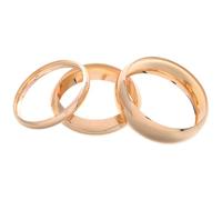 VALICLUD Pulseras De Aro Lisas y Pulsera Ancha De Declaración Dorada, Brazaletes Metálicos Gruesos Minimalistas, Conjunto De 3 Piezas Para Mujer, Diseño Multicapa, Uso Diario y Ocasiones Obsequios