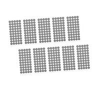 VALICLUD Puntos Reflectantes para Escaneo 3D 600 Unidades Película Reflectante para Marcado Preciso 6mm Interior x 10mm Exterior Pegatinas De Referencia para Seguimiento Óptico Oficinas y Estudios