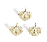 VALICLUD Quemador De Lámpara De Aceite De Metal Retro Regulable, 3 Piezas, Accesorios para Repuesto De Quemador, Compatible Lámparas De Queroseno Vintage para Iluminación y Decoración