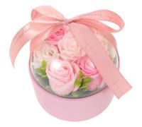 VALICLUD Ramo de Jabón de Rosa Perfumado Caja de Obsequio Rosa Jabón de Flores Aceite Esencial para Obsequio de Cumpleaños San Valentín Día Madre y Decoración Festiva