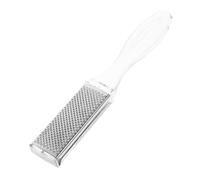 VALICLUD Raspador De Callos Para Talones De Acero Inoxidable Doble Cara Herramienta Ergonomica Para Pedicura Compacto y Portátil Para Eliminar Durezas y Piel Muerta Pies