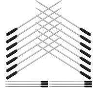 VALICLUD Recambios de Bolígrafo de Gel de 1 Mm, Punta Media Metálica, 20 Piezas Negras, Recarga para Bolígrafos de Oficina y Escolares, Reemplazo Tinta Suave y Precisa para Uso Diario