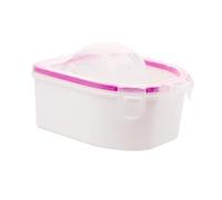 VALICLUD Recipiente para Remojo de Uñas de Plástico Resistente para Manicura y Pedicura, Apto para Manos Derecha E Izquierda, Adecuado Remoción Artificial