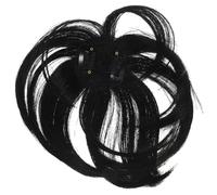 VALICLUD reemplazo de cabello fiesta acortar falso quimioterapia pelucas peluca de adorno para el cabello accesorios para el cabello mujer del cabello fibra química Negro