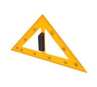 VALICLUD Regla Triangular Magnética Didáctica de 40 Cm Color Amarillo, Herramienta de Dibujo para Enseñanza Geométrica con Mango Desmontable, Útil Escolar para Profesores y Estudiantes
