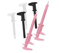 VALICLUD Reglas Portátiles Para Cejas y Calibradores De Precisión, Set De 6 Piezas Pequeño, y, Herramienta De Medición Facial Para Maquillaje y Diseño