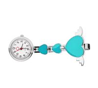 VALICLUD Reloj Colgante de Moda Doctor Accesorios Ligero retráctil Segundo Mirar clínico Ver Broche enfermería totalizador Falso Relojes de Mujer Reloj Colgante Creativo Green