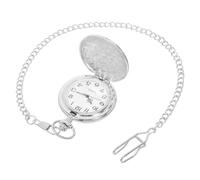 VALICLUD Reloj de Bolsillo Clásico Vintage con Cadena Reloj Mecánico de Cuerda Manual para Hombres y Mujeres para Ocasiones Formales Informales con Números Arábigos