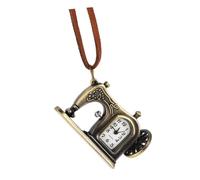 VALICLUD Reloj De Bolsillo Vintage Cadena Colgante, Reloj Creativo Decorativo para Hombre y Mujer, Accesorio Retro Elegante para Uso Diario y Fiestas, Diseño Clásico Portátil