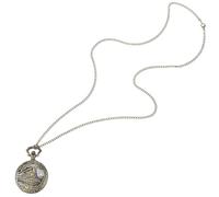 VALICLUD Reloj De Bolsillo Vintage Patrón Esqueletizado 3D y Cadena Duradera, Adecuado para Uso Diario y Coleccionistas