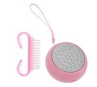 VALICLUD Removedor de Muerta para Pies Doble Cara Herramienta Creativa de Pedicura Exfoliante Fácil de Usar para Cuidado y Masaje de Talones Color Rosa