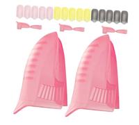 VALICLUD Removedores De Esmalte Uñas 20 Piezas Tamaño Ajustable Clips De Plástico Para Quitaesmalte, Herramientas Para Uñas De Gel Para Viaje En 4 Colores Uso Profesional y Personal