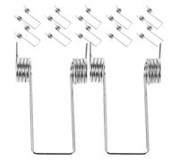 VALICLUD Resorte de Torsión Pequeño de Acero Inoxidable 10X8Mm Ángulo 130° 12 Unidades para Tapa de Bote de Basura Hardware Metálico Resistente y Silencioso para Bisagra Uso en Hogar y