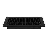 VALICLUD Respiradero para Suelo 29,6 X 14,3 X 3,5 CM de Hierro Negro Rejilla para Ventilación Interior y Control de Aire en Hogares y Locales Comerciales