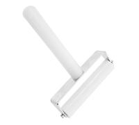VALICLUD Rodillo de Silicona Blanco para Protector de Pantalla Móvil Mango de Acero Inoxidable, Herramienta para Eliminar Burbujas y Alisar Papel Tapiz en Pantallas Electrónicas