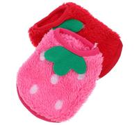 VALICLUD Ropa para Perros 2piezas Invierno para Cachorros y Conejos Abrigo Transpirable y Cálido 3XS para Mascotas Conjunto Decorativo para Perros Pequeños Color Color Aleatorio