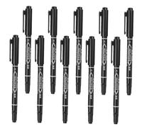 VALICLUD Rotuladores para Cejas y Tatuajes 10 Piezas Tamaños 0,6 Mm y 1,2 Mm Resistentes al Agua para Mapeo de Posición Maquillaje Profesional para Salones de Belleza