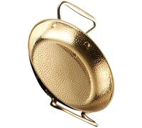 VALICLUD Sartén Antiadherente Doble Asa Inoxidable para Paella y Sushi Olla Multifuncional para Cocinar Casa 28 Cm