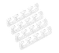 VALICLUD Separadores De Dedos Para Pedicura De Silicona Semiflexible 2 Pares Tamaño Único Cómodos Reutilizables Para Mujer y Hombre Uso Manicura y Pedicura