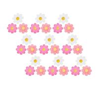 VALICLUD Servilletas de Papel Flores Vintage Margaritas 60 Unidades 20 Rosa Fucsia 20 Rosa 20 Estampado Dorado Servilletas de Mesa Desechables para Fiestas Cumpleaños y Decoraciones