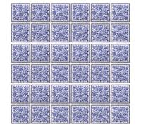 VALICLUD Servilletas Desechables Vintage Estampado Floral Chinoiserie 60 Unidades Papel Absorbente Azul para Bodas Fiestas Cenas Formales y Despedidas de Soltera