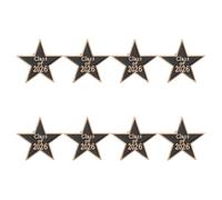 VALICLUD Set de 8 Pins de Insignia de Graduación 2026 de Aleación de Zinc, Broches Esmaltados en Forma de Estrella, Decoraciones de Ropa para Estudiantes y Fiestas, Accesorios