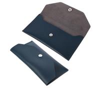 VALICLUD Sobres para Reutilizables de PU Verde Oscuro Organizador de Dinero Compacto Cierre a Presión Billetera para Presupuestos y Viajes Paquete de 2 Unidades para Gestión Financiera