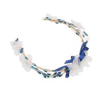 VALICLUD Soft Clay Leaf Wedding Headpiece Handmade Bridal Hair Accessory With Crystal Elegant Hair Vine For Updos And Flowing Styles For Veil Enhancement And Wedding Events