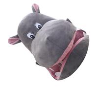 VALICLUD Sombrero de Hipopótamo Ajustable de Felpa para Adultos, Accesorio de Cosplay Divertido y Fácil de Usar, Adecuado para Fiestas y Celebraciones