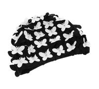 VALICLUD Sombrero De Natación De Tela Gorra De Natación Gorro De Natación Gorro De Baño Decorativo Sombreros De Cubo Para Mujer Verano Señoras Tapa Nadar Nylon