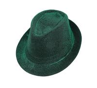VALICLUD Sombrero Verde de Copa Alta de Terciopelo Transpirable para Adultos Unisex Accesorio Cómodo para Fiesta de San con Diseño de Irlandés