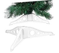 VALICLUD Soporte Árbol Navidad Blanco Base Robusta para Árboles Artificiales Accesorio DIY para Fijar y Decorar Escenas Navideñas con Diseño Elegante y Fácil Montaje