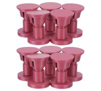 VALICLUD Soporte Base para Corales de Acuario 10 Piezas, Doble Cabezal Ajustable en T, Color Calcio Coral 3 Cm, Accesorio para Peceras de Agua Salada y Dulce, Expositor y Base Estable