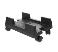 VALICLUD Soporte de CPU Móvil, Soporte para Torre de Ordenador con Ruedas, Plástico Negro, Evita el Rodamiento, Fácil de Limpiar, para Casa y Estudio