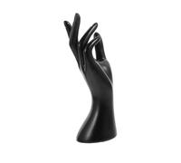 VALICLUD Soporte de Exhibición de Joyas Mano de Plástico Negro Organizador Decorativo para Anillos Pulseras y Colgantes Práctico para Hogar y Tienda