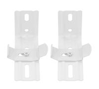 VALICLUD Soporte de Montaje para Persianas Verticales, Clips en Forma de L, 2 Piezas para Ventanas Interiores, Accesorios para Cortinas y Estores