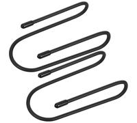 VALICLUD Soporte de Pared para Casco 2 Unidades de Hierro Fundido Negro Gancho Resistente para Colgar Cascos de Motocicleta y Toallas Organizador Versátil para Garaje Hogar y Piscina