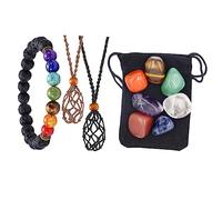 VALICLUD Soporte para Collar de Piedra Natural Vacío Cordón Tejido a Mano, Set de 1 Unidad, Estilo Retro, Portátil para Colgantes Diy, Adecuado para Meditación y Cristales Curativos