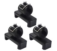 VALICLUD Soporte para Teléfono Selfie Cierre de Seguridad Clip Ajustable Negro Pack de 3 Unidades Compacto y Ligero para Uso Exteriores y